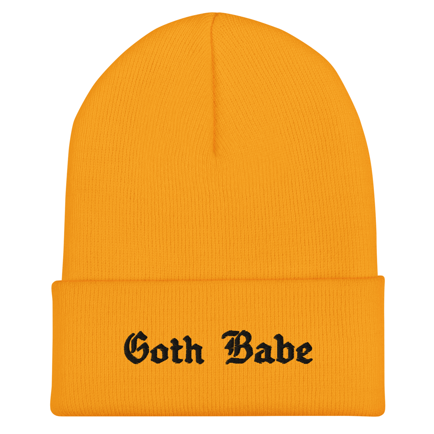 Goth Babe Cuffed Beanie Goth Cloth Co.
