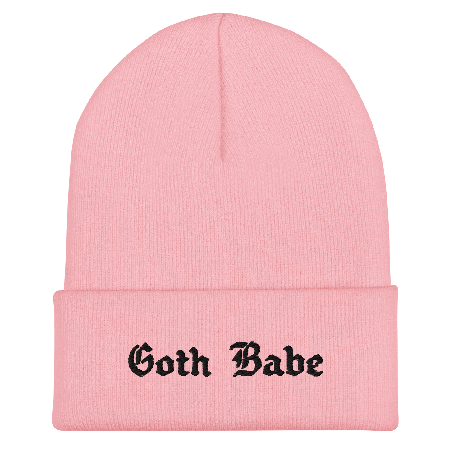 Goth Babe Cuffed Beanie Goth Cloth Co.