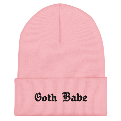 Goth Babe Cuffed Beanie Goth Cloth Co.