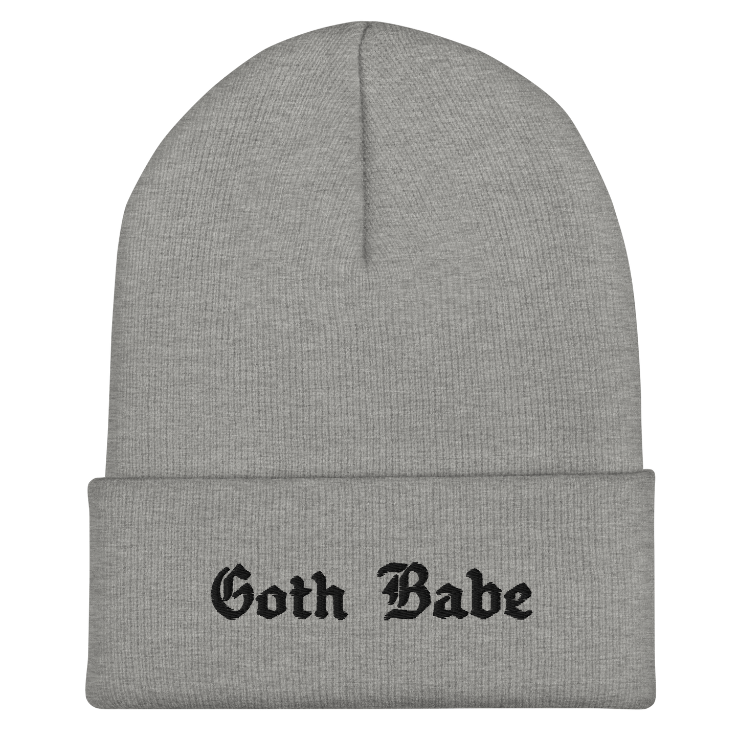 Goth Babe Cuffed Beanie Goth Cloth Co.
