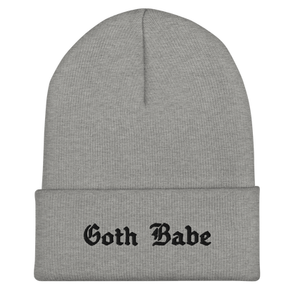 Goth Babe Cuffed Beanie Goth Cloth Co.