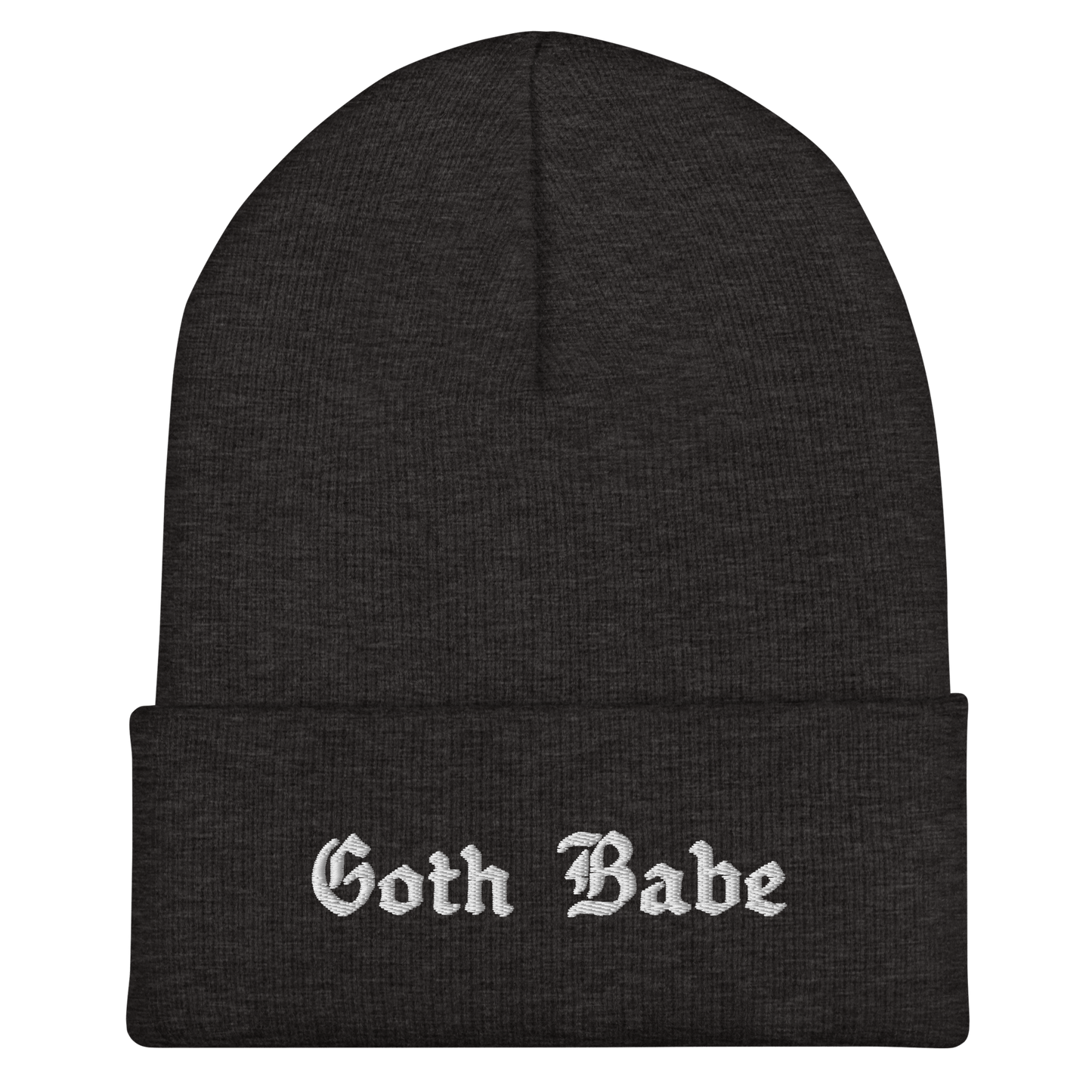 Goth Babe Cuffed Beanie Goth Cloth Co.