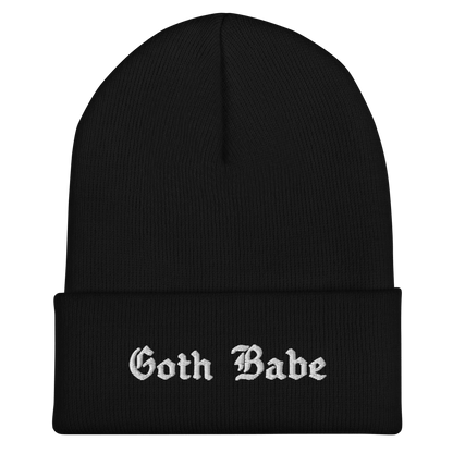 Goth Babe Cuffed Beanie Goth Cloth Co.