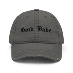 Goth Babe Distressed Dad Hat Goth Cloth Co.