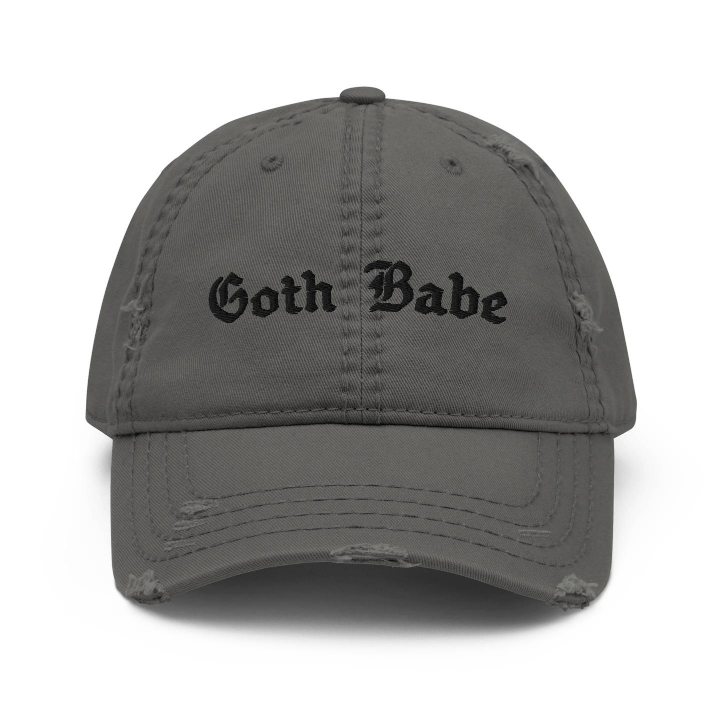 Goth Babe Distressed Dad Hat Goth Cloth Co.