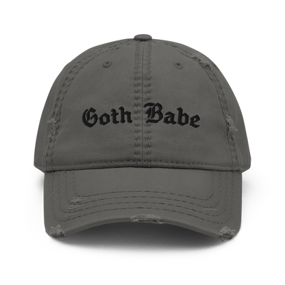 Goth Babe Distressed Dad Hat Goth Cloth Co.