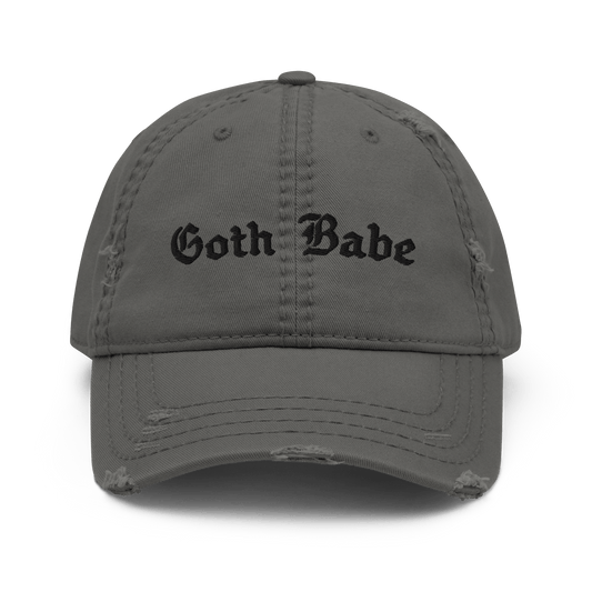 Goth Babe Distressed Dad Hat Goth Cloth Co.