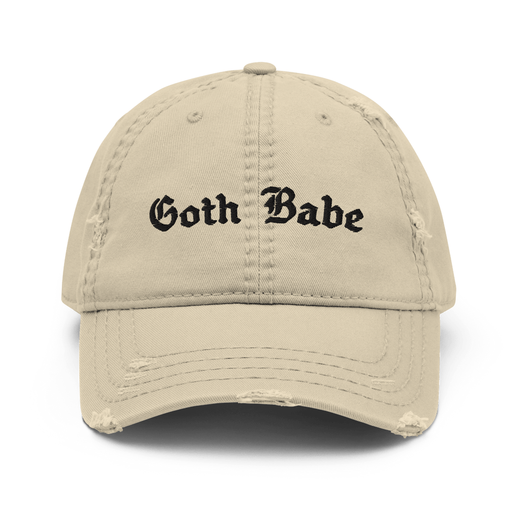 Goth Babe Distressed Dad Hat Goth Cloth Co.