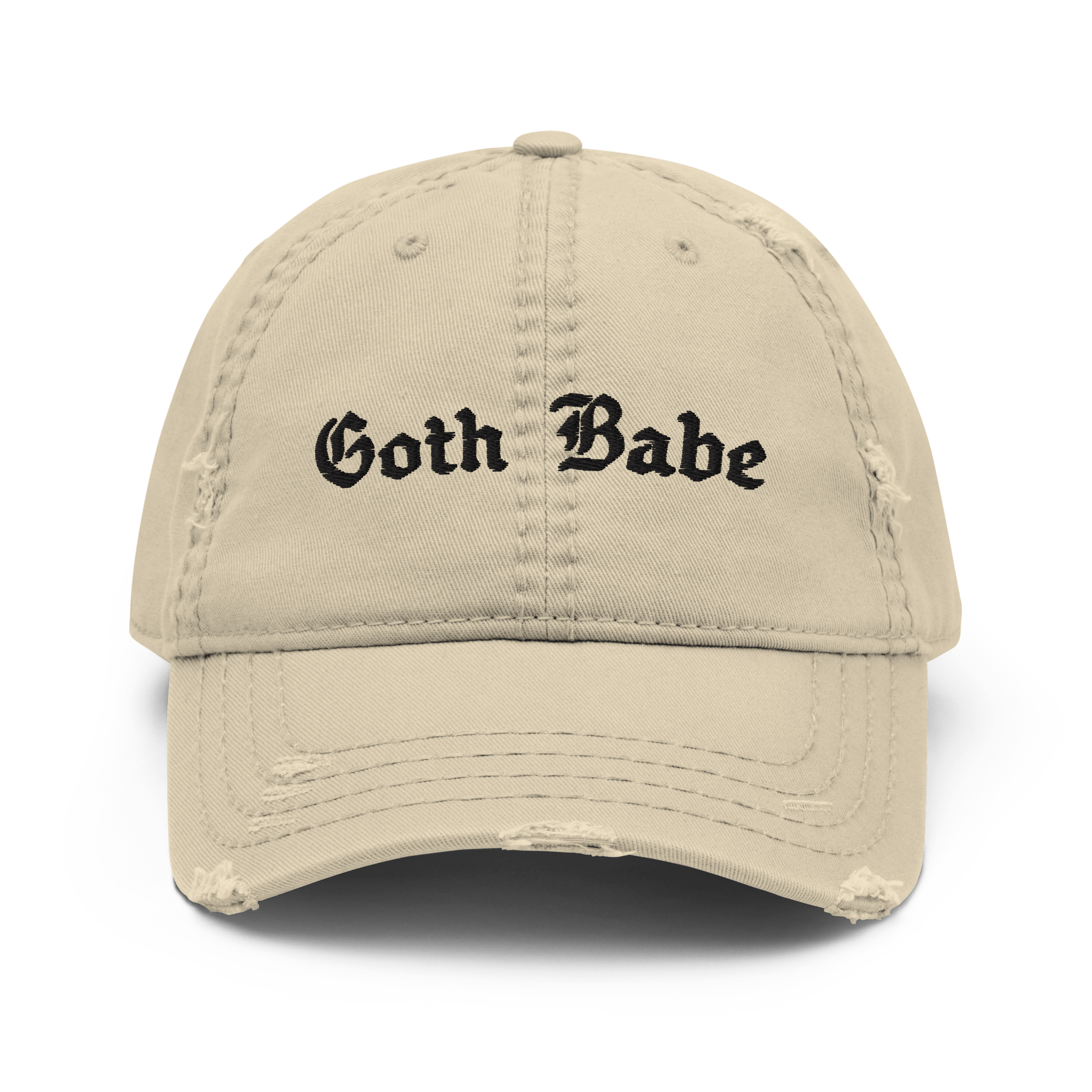Goth Babe Distressed Dad Hat Goth Cloth Co.