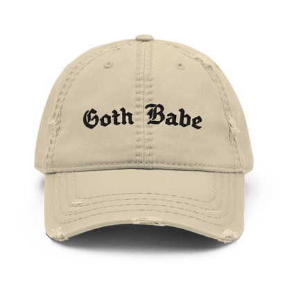 Goth Babe Distressed Dad Hat Goth Cloth Co.