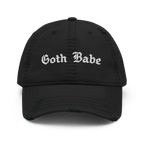 Goth Babe Distressed Dad Hat Goth Cloth Co.