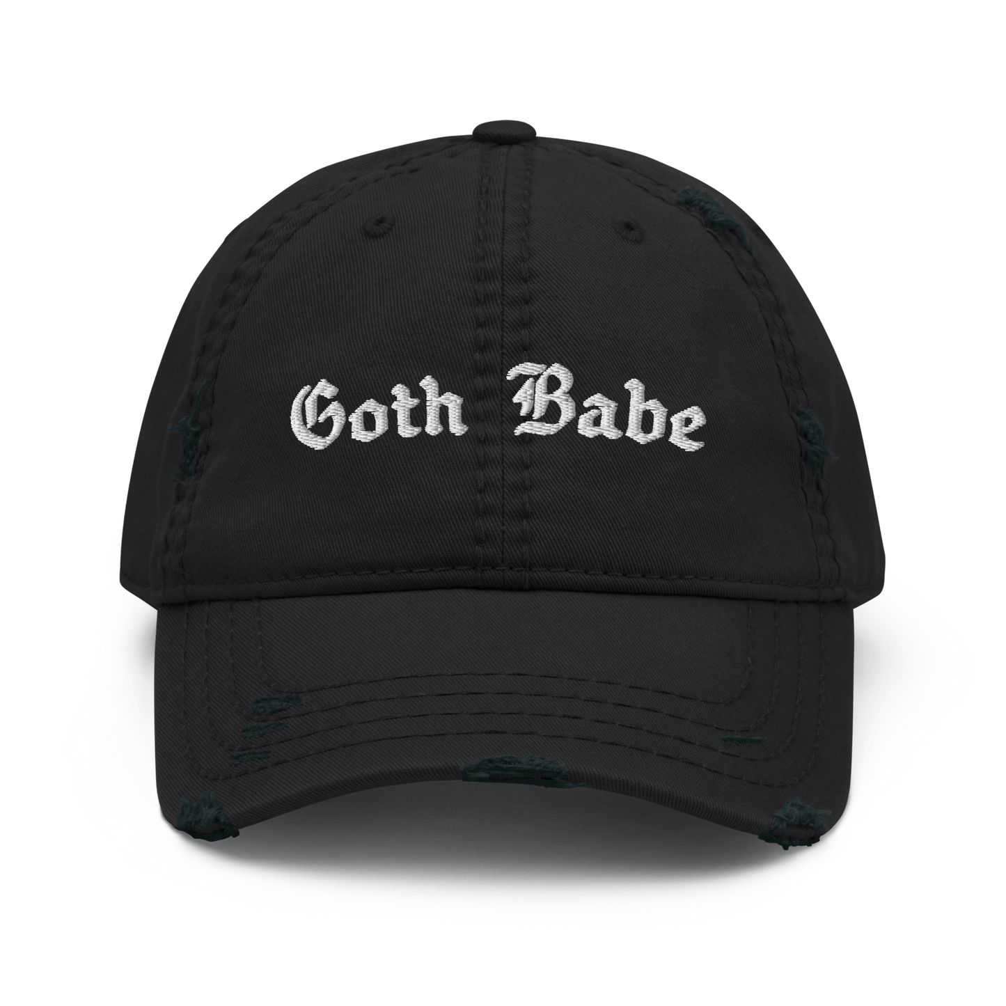 Goth Babe Distressed Dad Hat Goth Cloth Co.