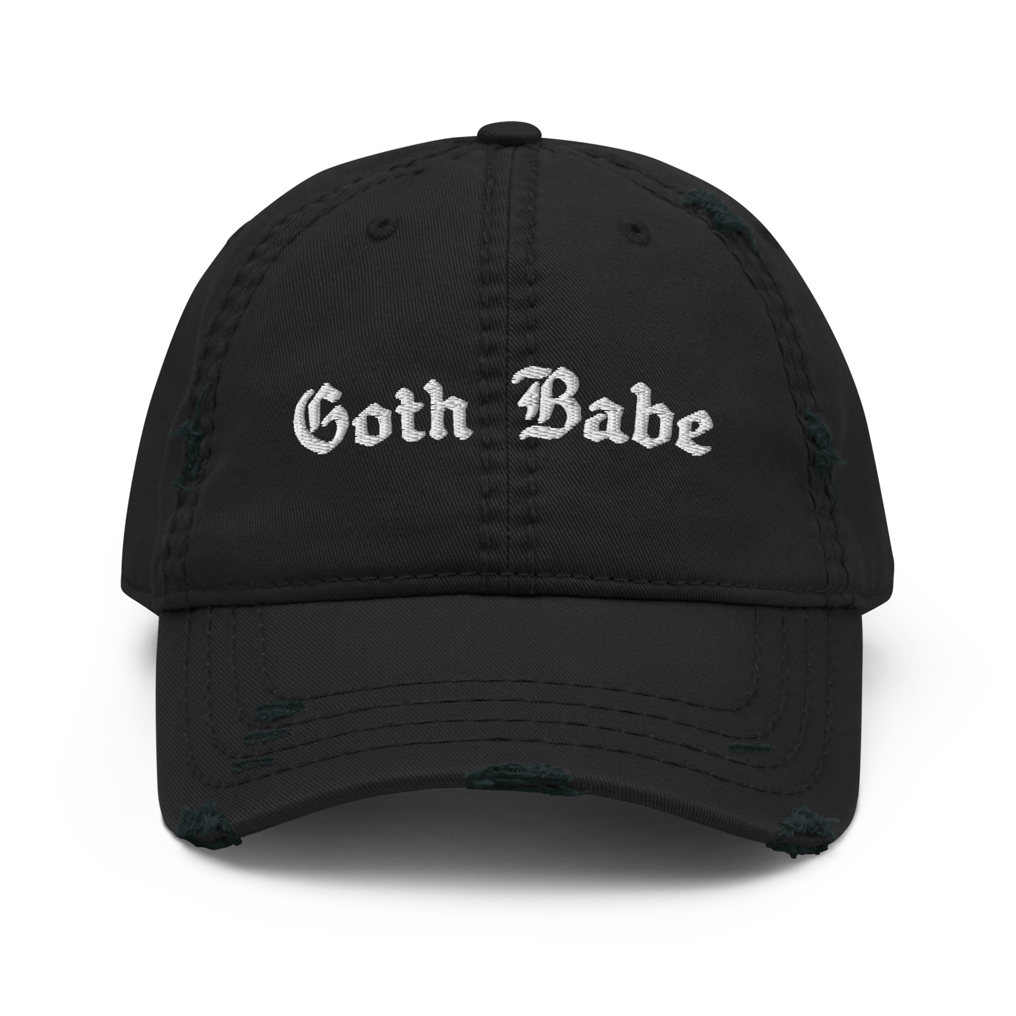 Goth Babe Distressed Dad Hat Goth Cloth Co.
