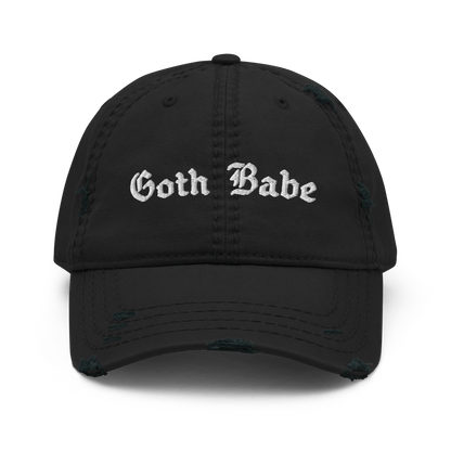 Goth Babe Distressed Dad Hat Goth Cloth Co.