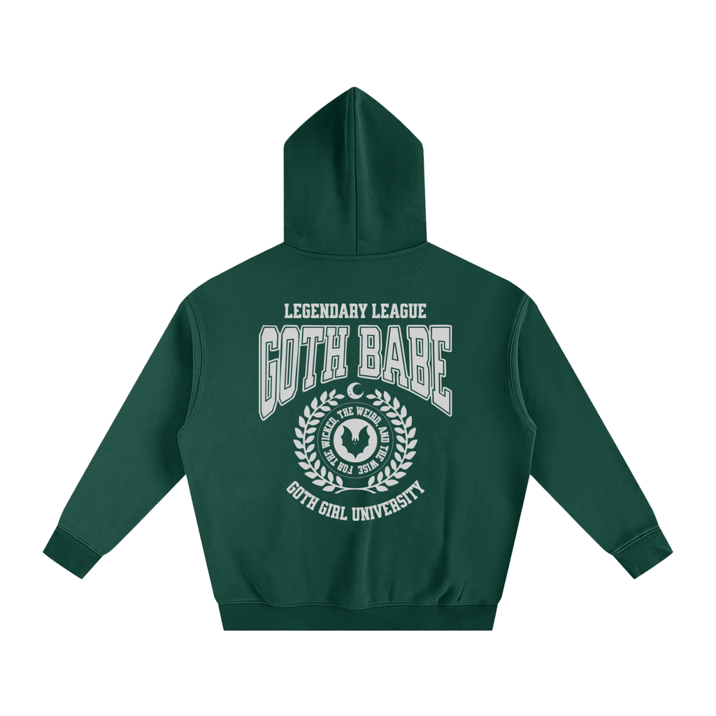 Goth Babe Oversized Fleeced Hoodie Goth Cloth Co.