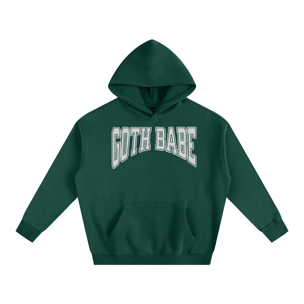 Goth Babe Oversized Fleeced Hoodie Goth Cloth Co.