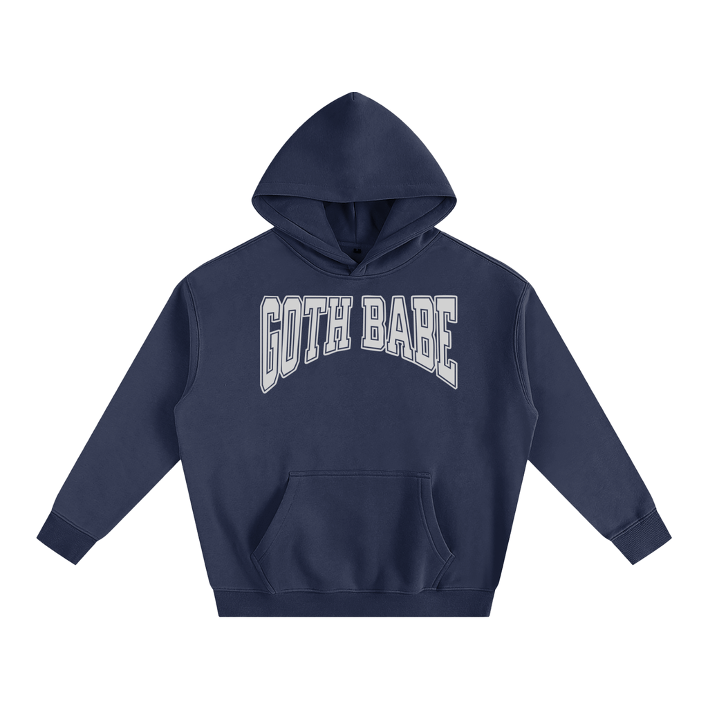 Goth Babe Oversized Fleeced Hoodie Goth Cloth Co.
