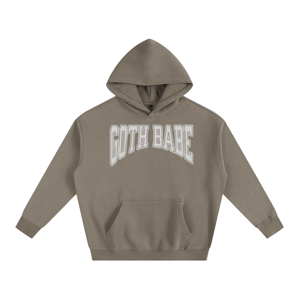Goth Babe Oversized Fleeced Hoodie Goth Cloth Co.