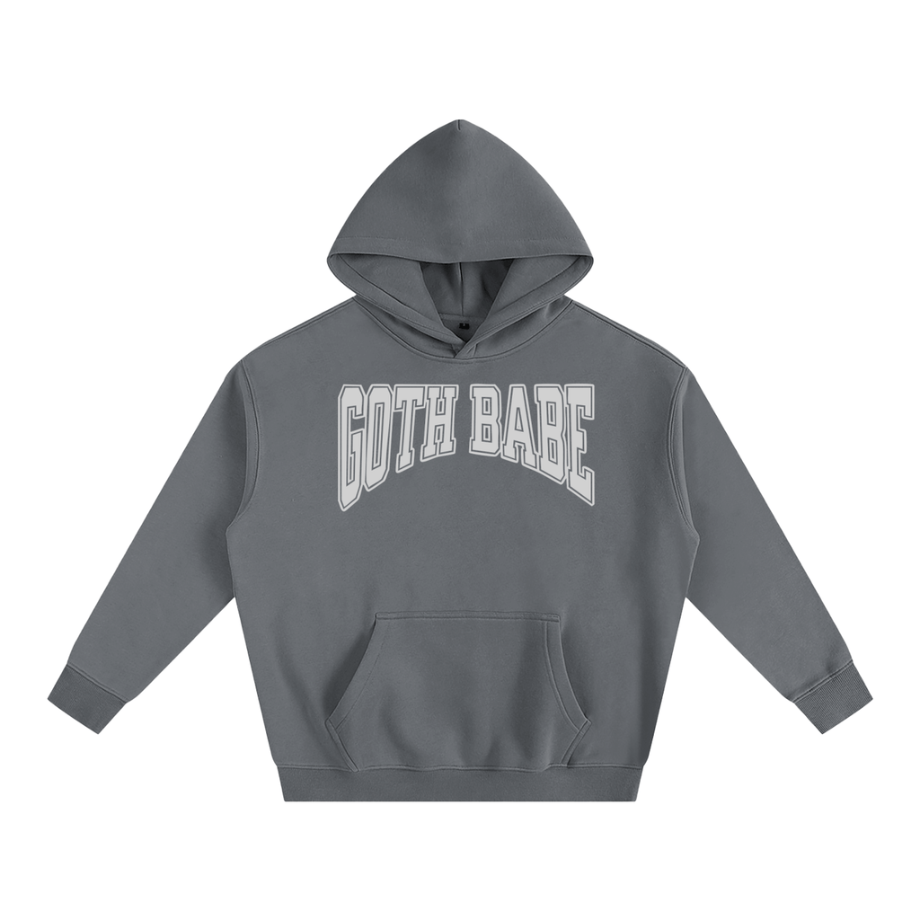 Goth Babe Oversized Fleeced Hoodie Goth Cloth Co.