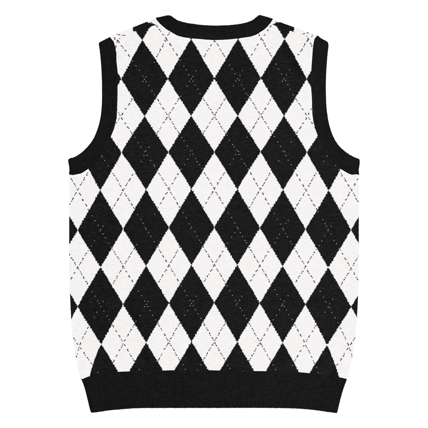 Carnival Chic Knit V-Neck Vest Goth Cloth Co.