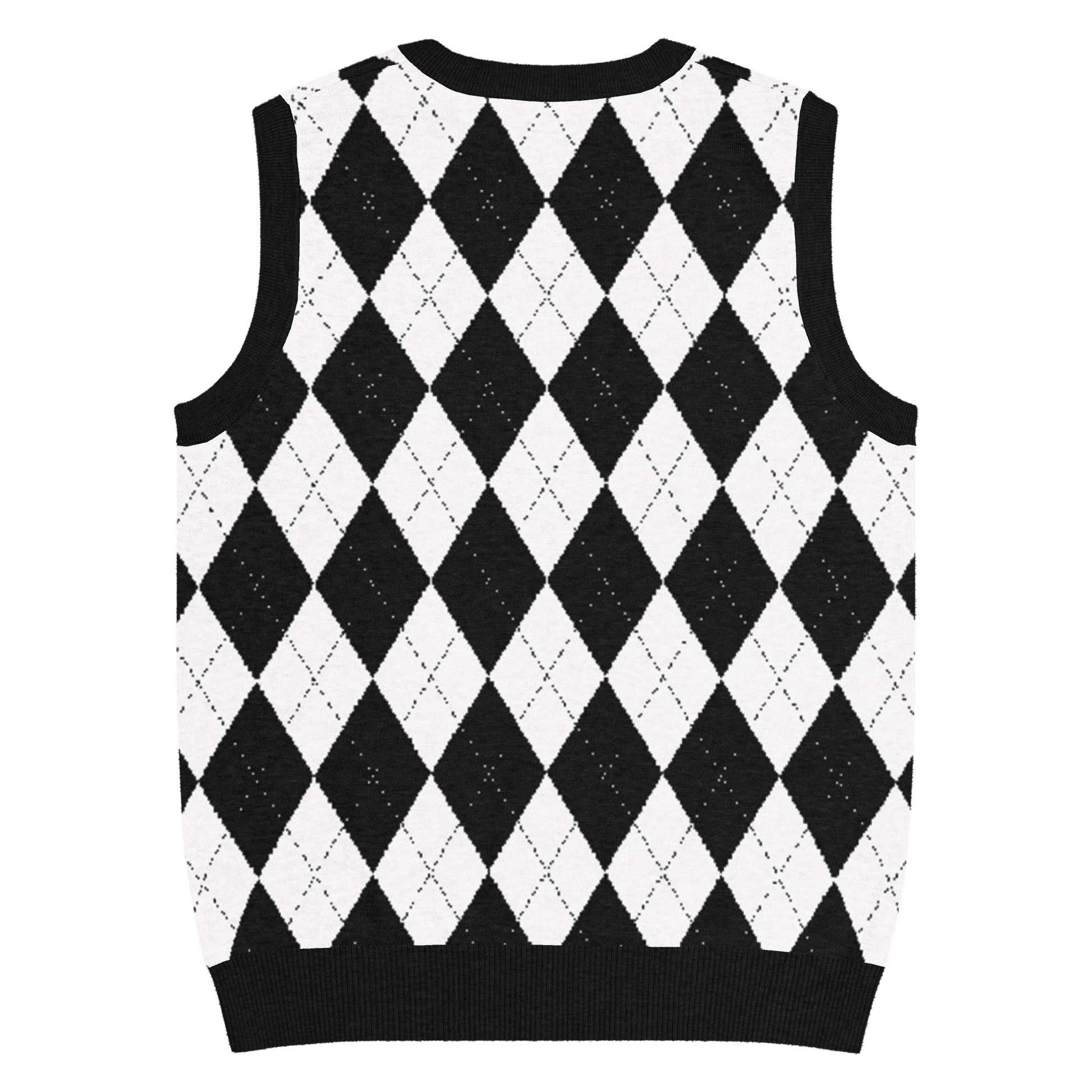 Carnival Chic Knit V-Neck Vest Goth Cloth Co.
