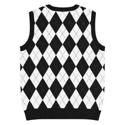 Carnival Chic Knit V-Neck Vest Goth Cloth Co.