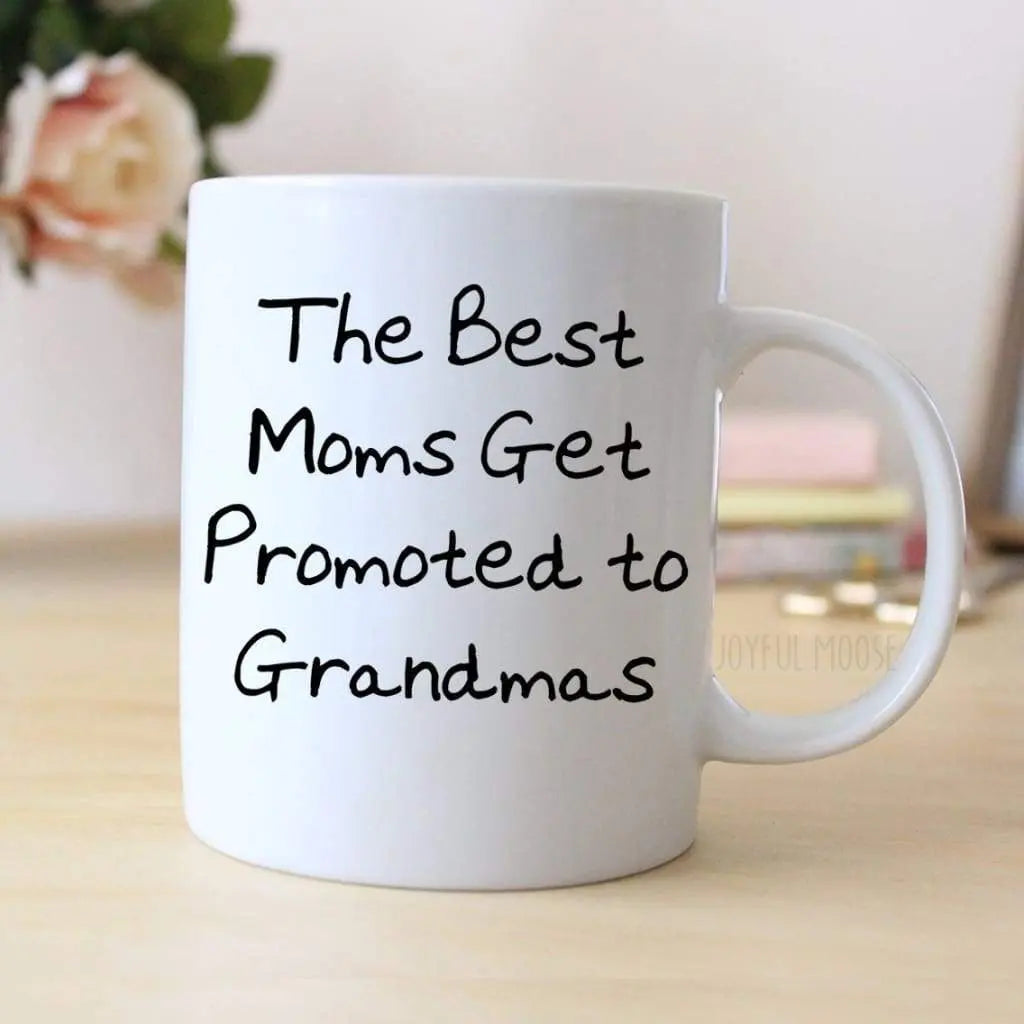 Grandma Coffee Mug - New Grandma Gift - Grandmother Coffee Mug - Pregnancy Announcement Joyful Moose