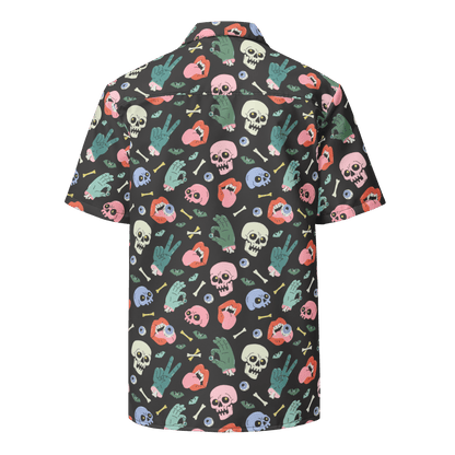 Graveyard Smash Unisex Button Up Shirt Goth Cloth Co.