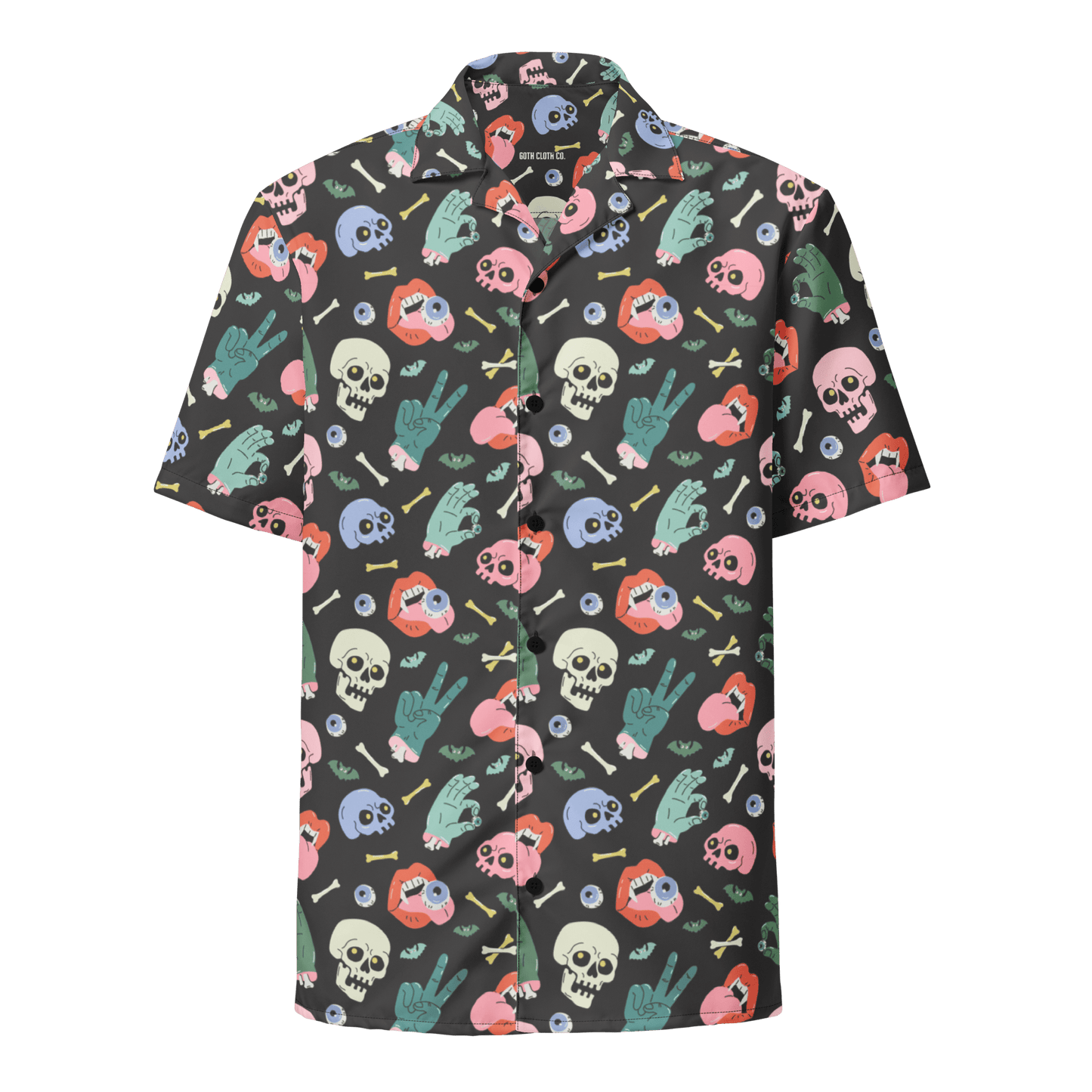 Graveyard Smash Unisex Button Up Shirt Goth Cloth Co.