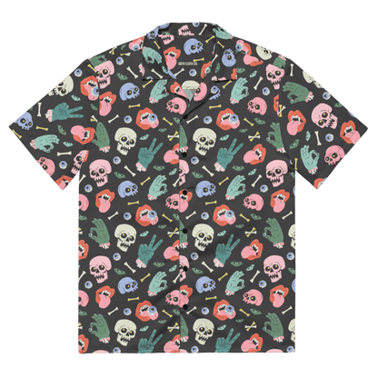 Graveyard Smash Unisex Button Up Shirt Goth Cloth Co.