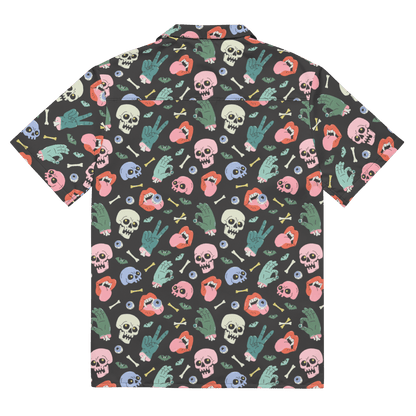 Graveyard Smash Unisex Button Up Shirt Goth Cloth Co.