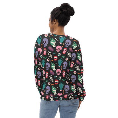 Graveyard Smash Unisex Sweatshirt Goth Cloth Co.