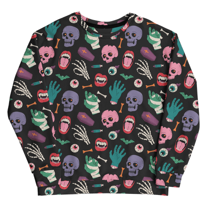 Graveyard Smash Unisex Sweatshirt Goth Cloth Co.