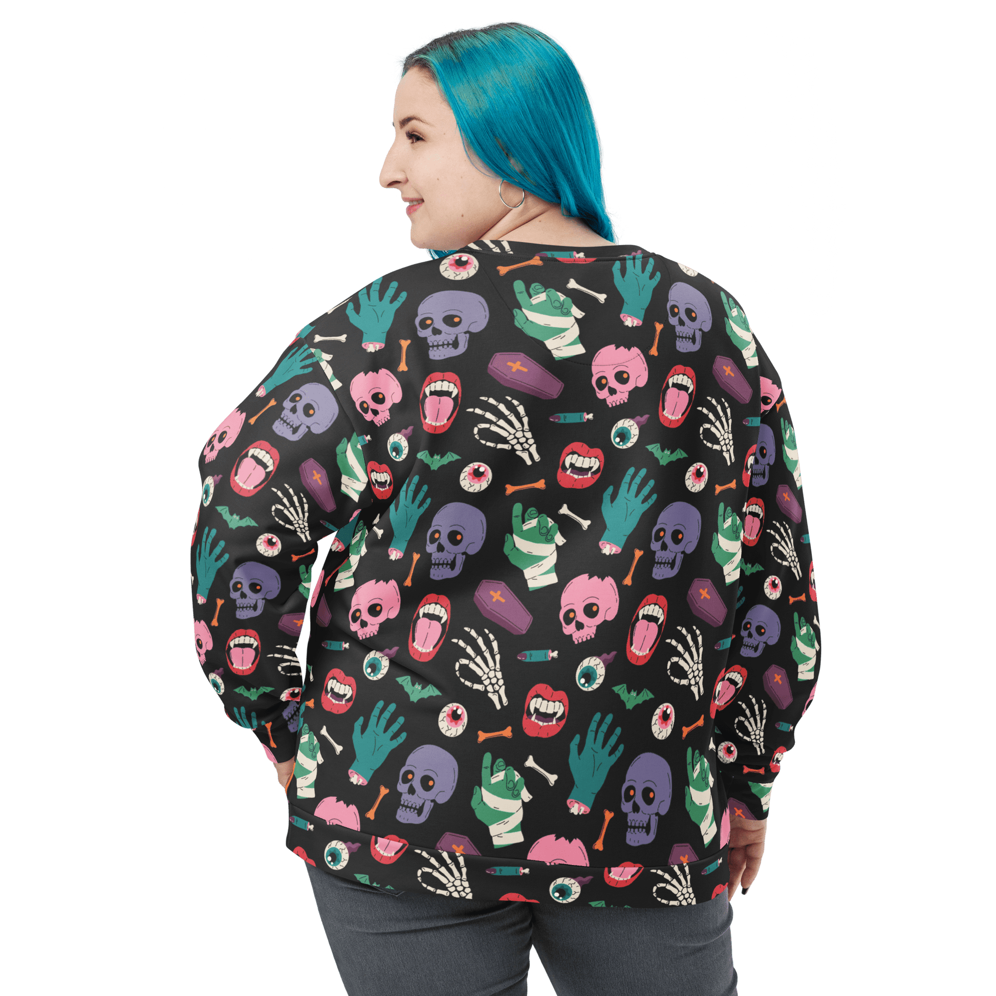 Graveyard Smash Unisex Sweatshirt Goth Cloth Co.