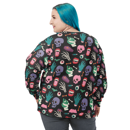 Graveyard Smash Unisex Sweatshirt Goth Cloth Co.