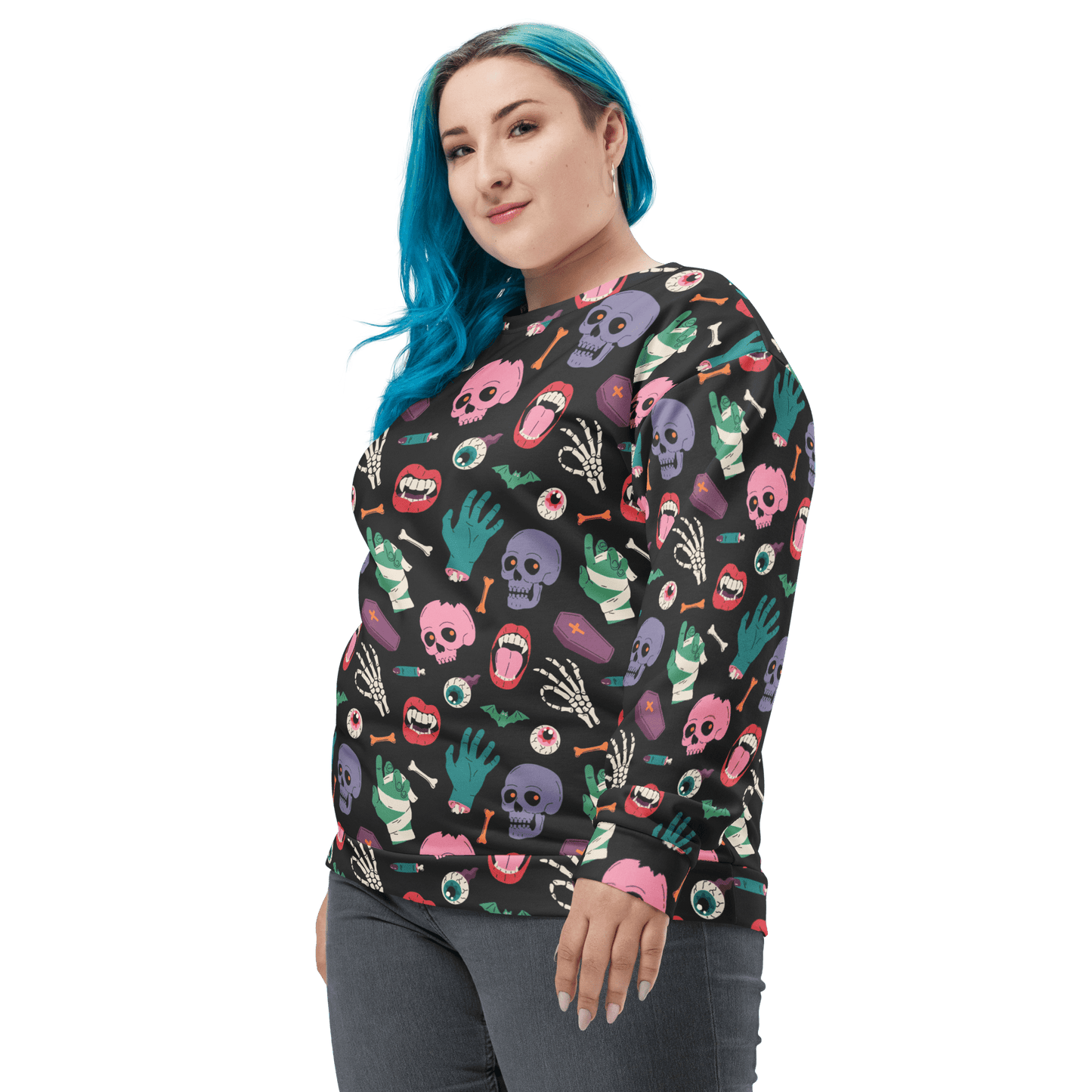 Graveyard Smash Unisex Sweatshirt Goth Cloth Co.