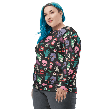 Graveyard Smash Unisex Sweatshirt Goth Cloth Co.