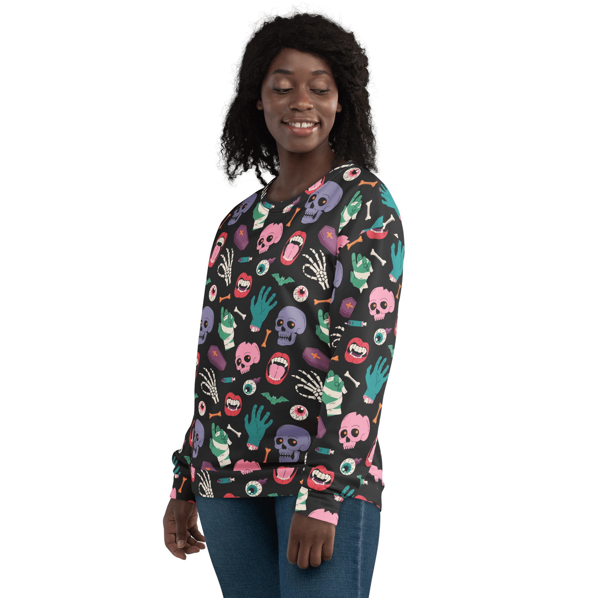 Graveyard Smash Unisex Sweatshirt Goth Cloth Co.