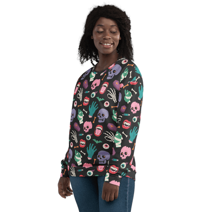 Graveyard Smash Unisex Sweatshirt Goth Cloth Co.