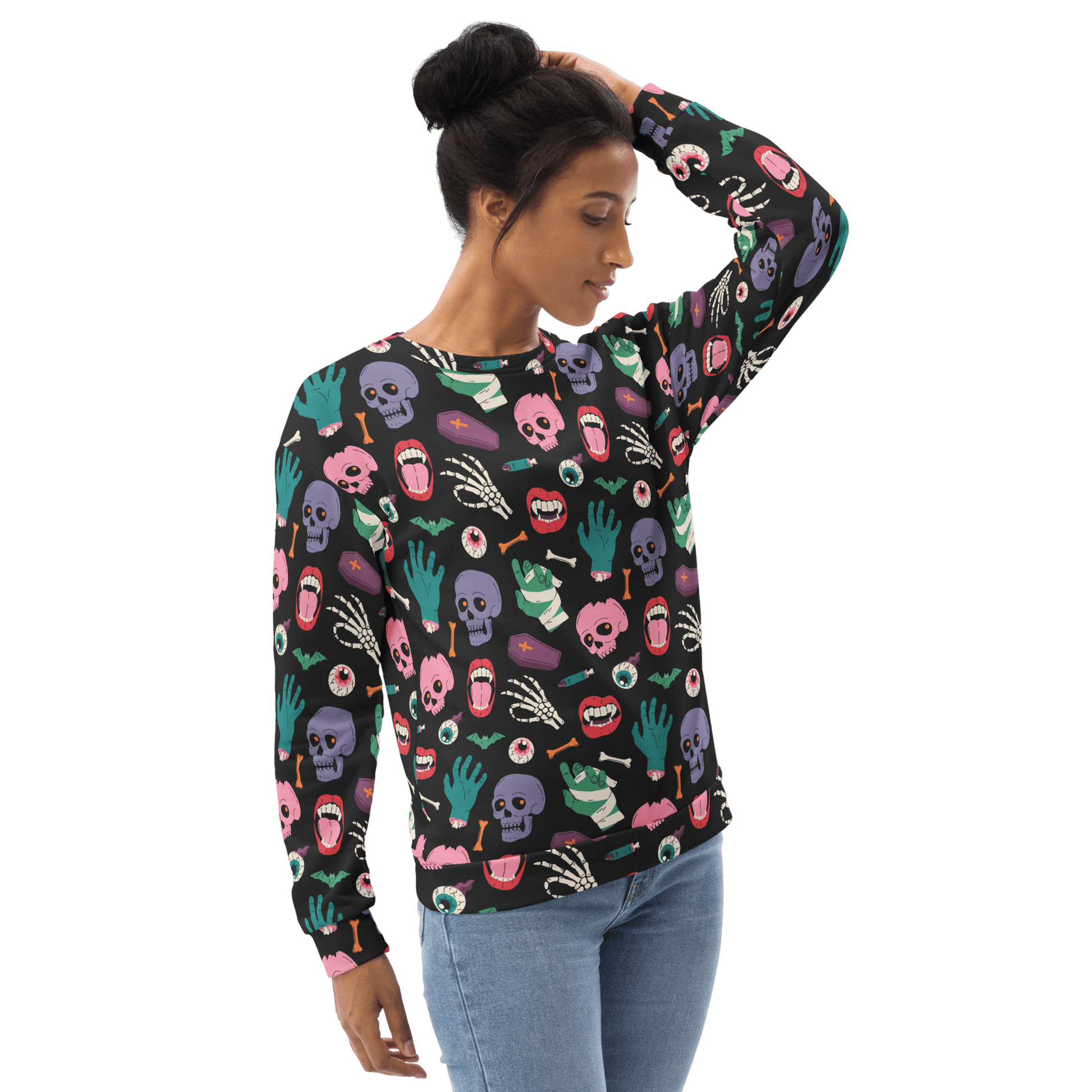 Graveyard Smash Unisex Sweatshirt Goth Cloth Co.