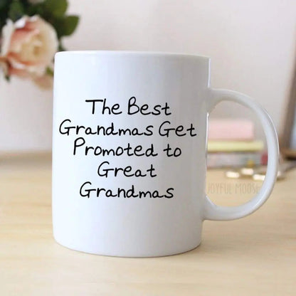 Great Grandma Coffee Mug - Pregnancy Announcement Gift - Great Grandmother Coffee Mug Joyful Moose