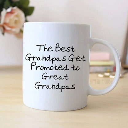 Great Grandpa Coffee Mug - Pregnancy Announcement Gift - Great Grandfather Coffee Mug Joyful Moose