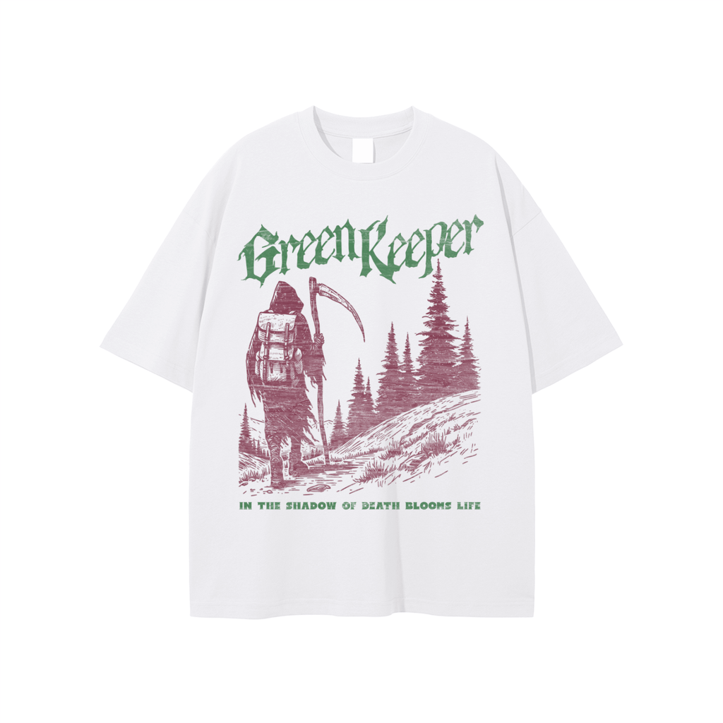 Green Keeper Grim Reaper Cotton Tee Goth Cloth Co.