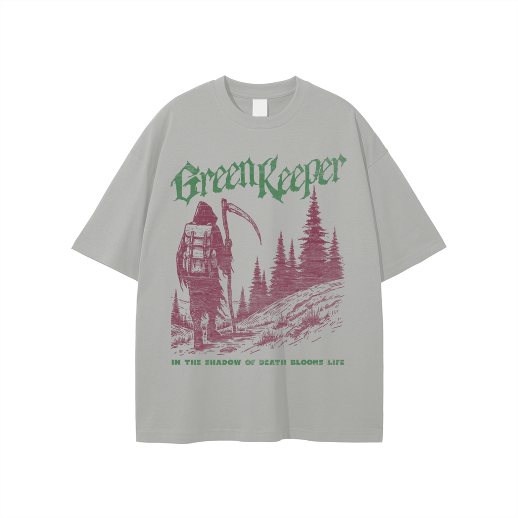 Green Keeper Grim Reaper Cotton Tee Goth Cloth Co.