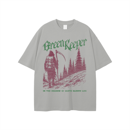 Green Keeper Grim Reaper Cotton Tee Goth Cloth Co.