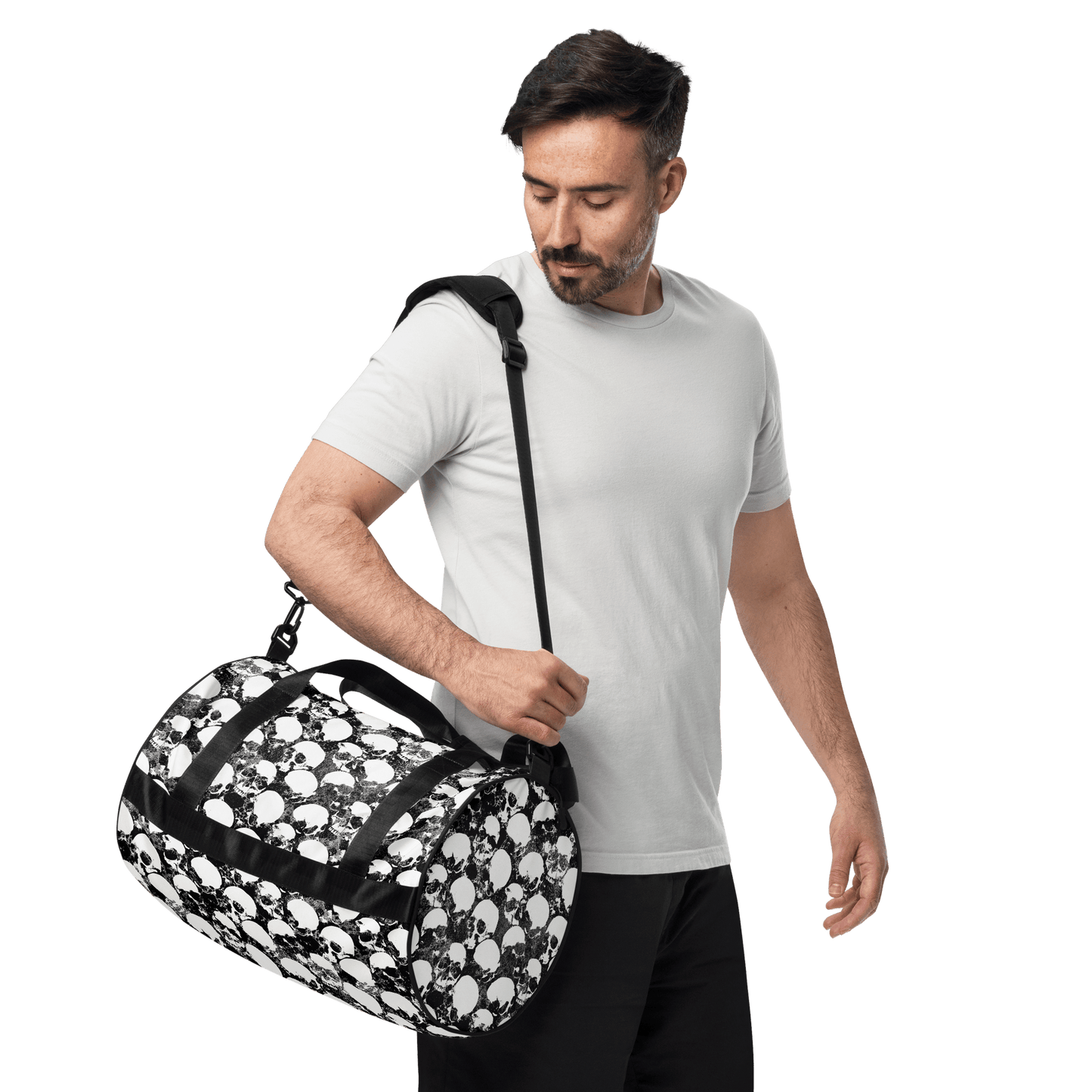 Grunge Skull Gym Bag Goth Cloth Co.