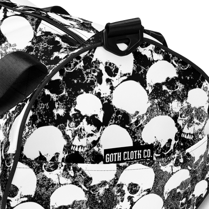 Grunge Skull Gym Bag Goth Cloth Co.