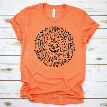 Halloween Shirt, womens halloween tshirt, cute halloween Tee, halloween outfit Joyful Moose