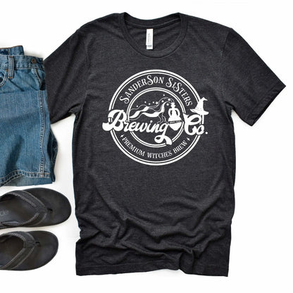 Halloween Tshirt, Sanderson Sisters Brewing Company T-shirt Joyful Moose