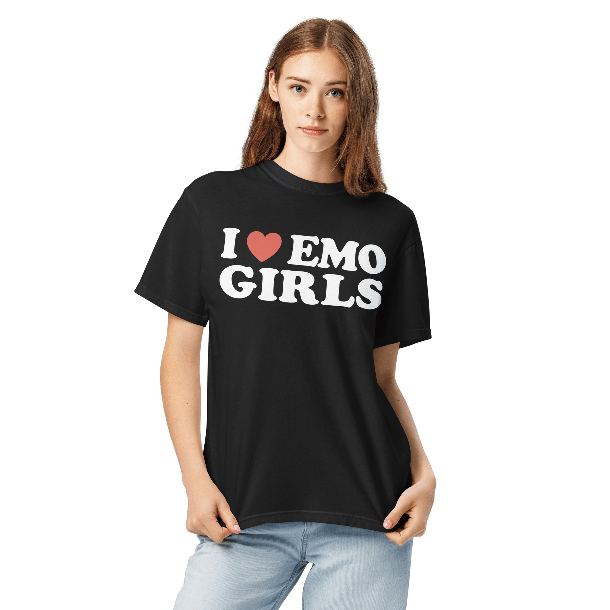 I Heart Emo Girl Comfy Tee Goth Cloth Co.